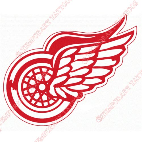 Detroit Red Wings Customize Temporary Tattoos Stickers NO.141